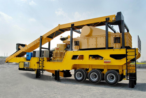 mobile crushing station