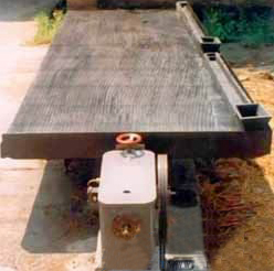 Ore shaking table